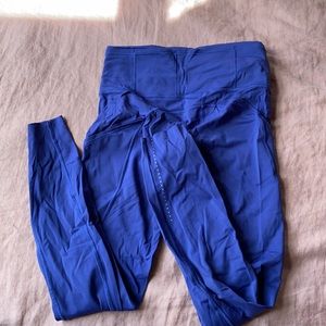 Lululemon blue runners legging